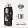 thumbnail image 7 of 20 Oz Basset Hounds with Bones and Presents Coffee Tumbler Double Wall Insulated Stainless Steel Water Bottle | Metal Reusable Thermoses Flask with Cup Cap | Leak & Sweat Proof with Anti-Dust Lid, 7 of 7