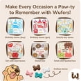 thumbnail image 6 of Wufers Spoiled Dog Gift Box – Gourmet Decorated Soft-Baked Dog Treat Variety Pack, Dog Treat Gift Basket for Puppies & Dogs, Made in North America, 6 of 6