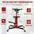 thumbnail image 2 of Garvee 2-Stage Hydraulic Transmission Jack 1322 Lbs, Vertical Telescopic Floor Jack Stand with Foot Pedal, 2 of 7