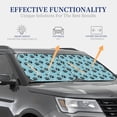 thumbnail image 4 of Saiise Empreintes de Chien Mignon pour Pare-Soleil de Voiture Pliable (Lot de 2) Offre Protection Solaire avec un Design Pliable Facile pour Pare-Brise Pratique-Moyen, 4 of 6