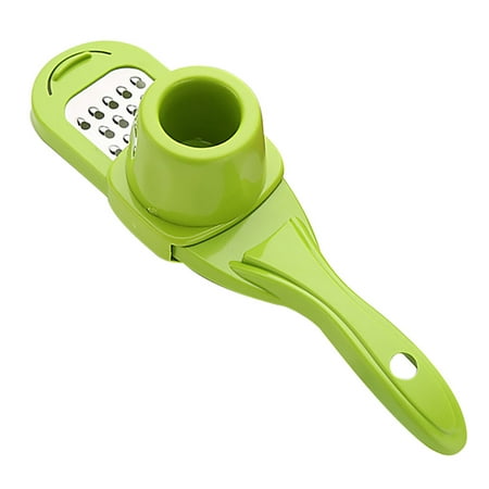 

15PCS Garlic Press Slicer Home Kitchen Stainless Steel Garlic Slicer Grinder Non-slip Slicing Tool Green