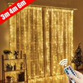 thumbnail image 2 of Halloween Garland Fairy Light Outdoor Garden Light String 8 Mode USB Curtain Light Wedding Christmas Party Holiday Decoration, 2 of 5