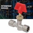 thumbnail image 4 of Pressure Regulator Control Valve, Universal Needle Valve for Air Compressor with Red Button, Durable Brass for Automatic Control and Standard Interface, 4 of 5