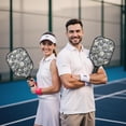 thumbnail image 6 of Pickleball Paddles Set,Pioneer Flower Floral Print Pattern Fiberglass Surface Pickleball Racket Set with 2 Indoor Outdoor Pickleball Balls and Pickleball Bag,Pickle-ball Equipment, 6 of 6