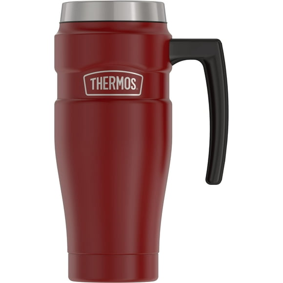 Thermos Stainless King Vacuum-Insulated Travel Mug 16 Ounce Rustic Red