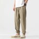 thumbnail image 4 of Ceisia Men's Breathable Loose Tapered Casual Pants with Elastic Drawstring Waist Yellow XXXXXL Gifts, 4 of 8