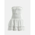 thumbnail image 4 of No Boundaries Smocked Ruffle Dress, Women's, 4 of 5