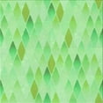 thumbnail image 1 of Ahgly Company Machine Washable Indoor Square Transitional Green Area Rugs, 5' Square, 1 of 7