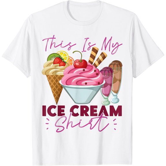 Exquisite and comfortable-Ice Cream Cone This Is My Ice Cream Shirt T-Shirt