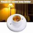 thumbnail image 4 of SSKFHGI 14x E27 Screw Cap Socket White Ceiling Light Lamp Bulb Fixing Base Stand Hol, 4 of 7