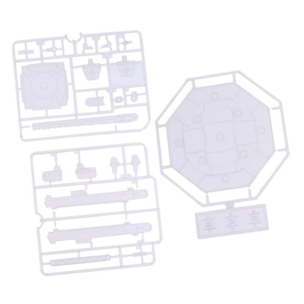 Soportes de base para figuras de acción para modelos HG/MG/BB en escala 1/144 y 1/100 Claro