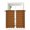 Brown, variant on Brown Gingham Tier Curtains 45 Inch Length,Sheer Curtains for Bedroom Living Room Window Modern Minimalist Geometric Plaid Rod Pocket Drapes Kitchen Curtains Small Half Window 27.5"x45" 2 Panels