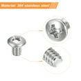 thumbnail image 4 of #8-32x1/4" tornillos de máquina de cabeza plana, tornillo de acero inoxidable 304, paquete de 20, 4 of 6