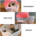 thumbnail image 2 of 1pc Turtle Tank Plastic Reptile Pet Habitat Box Reptile Pet Perching Box, 2 of 9