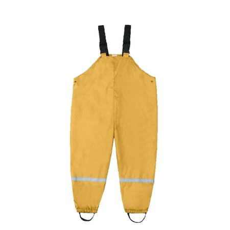 

THE WILD Children s One-piece Rain Pants Waterproof And Waterproof Outdoor Suspenders