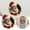 B, variant on Christmas Creative Wall Sticker, 3D Santa Wall Stickers, Large Removable Christmas Decals for Windows, Doors & Refrigerator, Creative Holiday Break-Through Decor