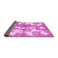 thumbnail image 2 of Ahgly Company Indoor Square Abstract Pink Modern Area Rugs, 8' Square, 2 of 4