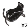 thumbnail image 1 of 2x Pinza de Pelo Francesa para Mujer, Garra para El Pelo, Duradera, Sujeción Fuerte, Casual, Accesorios para El Peinado Del Cabello, , 3 Dientes, 2 piezas, 1 of 8