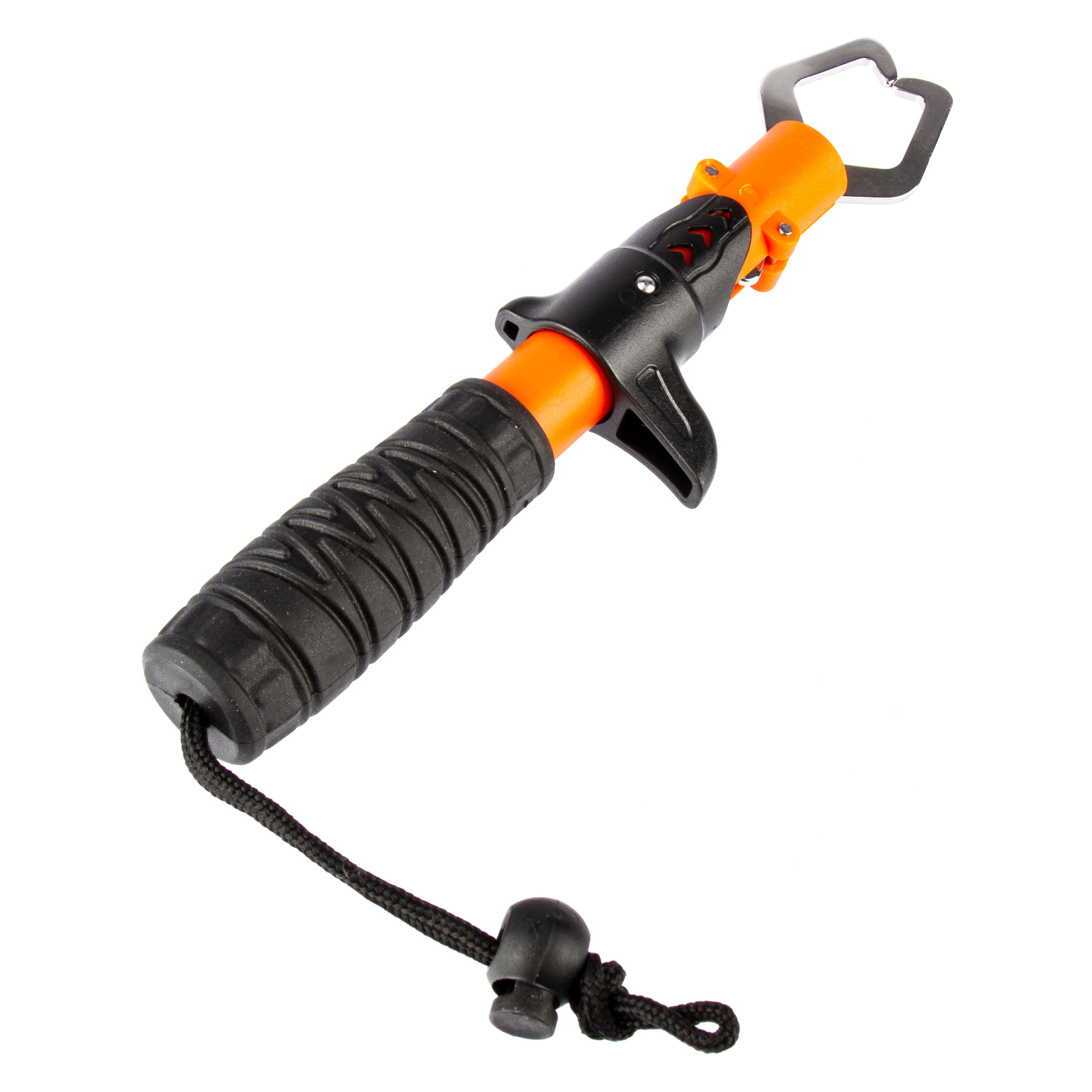 Ozark Trail Stainless Steel Fish Lip Gripper Tool with Non-Slip Handle and Wrist Strap, 8 Inch