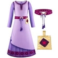 thumbnail image 1 of Wish Costume de Fille Asha Robe de Princesse Asha avec Accessoires SinKeeU, 1 of 4