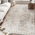 thumbnail image 1 of ReaLife Rugs Machine Washable Area Rug - Living Room Bedroom Bathroom Kitchen Entryway Office - Padded Low Pile Stain Resistant Premium - Boho Farmho, 1 of 12