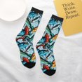 thumbnail image 4 of Uemuo Colorful Fishing Baits Printed Kids Boys Socks Seamless Crew Socks Crazy Funny Athletic Sport Socks for Children, 4 of 6
