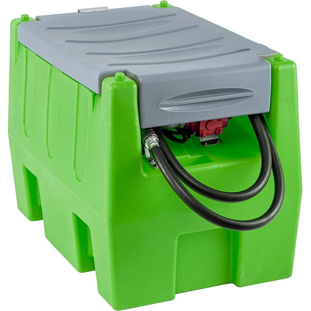 TECSPACE 58 Gallon Diesel Tank, Portable Fuel Tank with 12V Electric