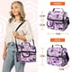 thumbnail image 3 of Bolsa Térmica de Almuerzo Doble Piso Floral Morada para Mujer OPUX, 3 of 9