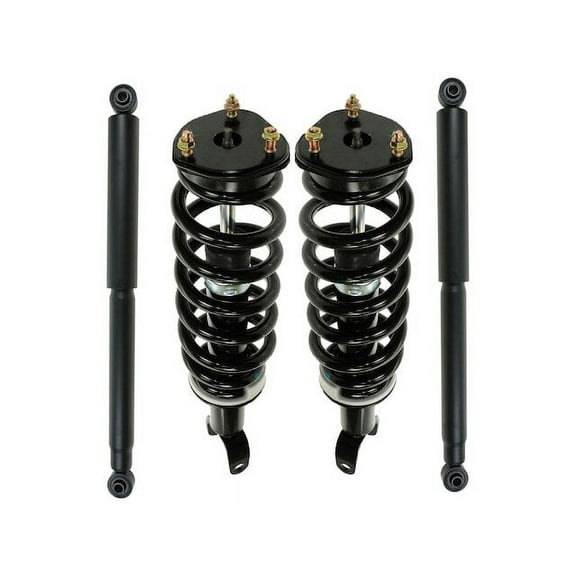 Front and Rear Shock Strut and Coil Spring Kit 4 Piece - Compatible with 2019 - 2020 Ram 1500 Classic 4WD