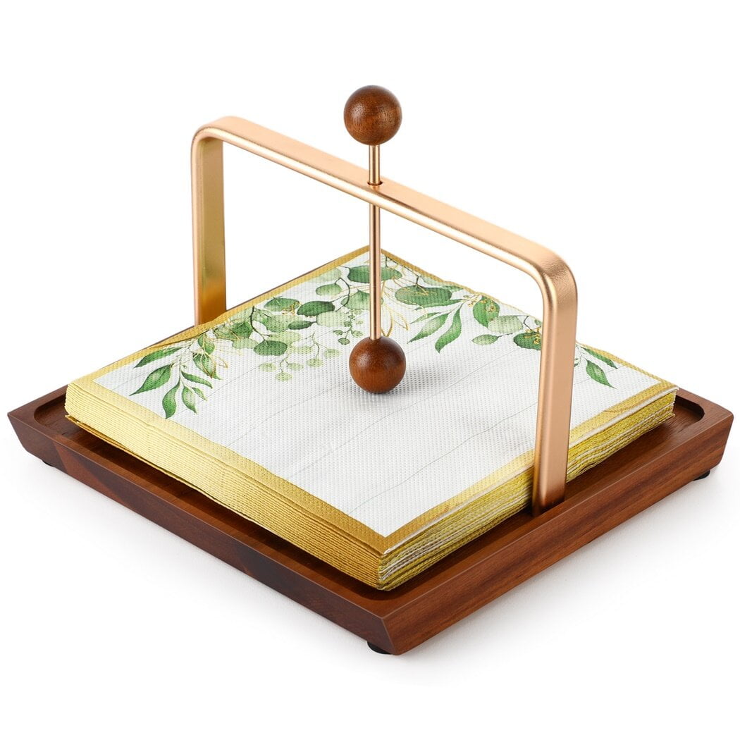 Wood Napkin Holder for Kitchen Table, Retro Farmhouse Napkin Holders ...