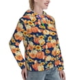 thumbnail image 2 of KLL fall Pumpkin Daisy for Womens Pullover Hoodie with Pocket Hooded Long Sleeve Shirts Sweatshirt for Women-XX-Large, 2 of 7