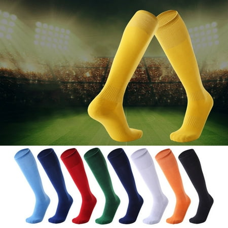 

Cheers.US Over Knee Cotton Socks Sport Stockings Athlete Thicken Bottom Long Socks Soccer Tube Socks
