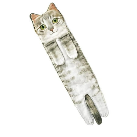 

GOTIDA Cute Cat Hand Towels Cute Cat Shaped Hand Towels for Bathroom & Kitchen Decorative Animal Washcloths Face Towels for Housewarming Gifts generous