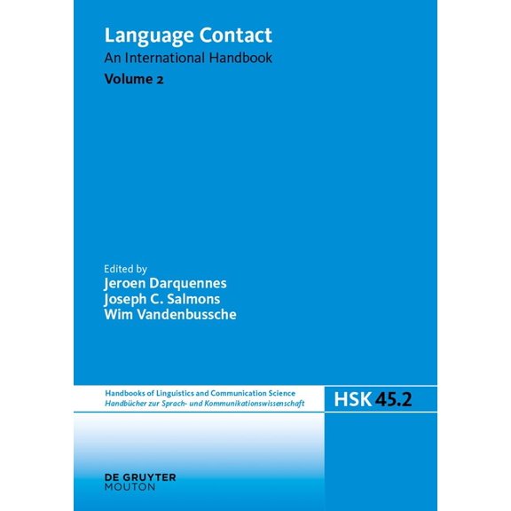 HandbÃ¼cher Zur Sprach- Und Kommunikation Language Contact. Volume 2, Book 45, (Hardcover)