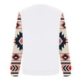 thumbnail image 5 of Hauts d'Été pour Femmes Mode Décontractée Solide Fermeture Éclair Col Rabattu Manches Longues Chandail en Molleton Blouse avec Poche Blouse d'Été en Solde, 5 of 5