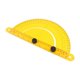 thumbnail image 4 of Transportador de ángulos de plástico 0- Buscador de ángulos Calibre Regla de rotación Medidor amarillo DYNWAVEMX Buscador de ángulo del transportador, 4 of 8