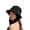Black, variant on Breathable Casual Bucket Hat for Women, Thin Lightweight, UV Protection Spring Summer Sun Hat, 1 Piece, One Size