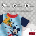 thumbnail image 2 of Conjunto de pijama Disney para niños pequeños, 3 piezas, holgado, Mickey 3, 12 m, 2 of 6