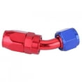 AN8 Fuel Line Hose End Swivel Fitting Oil Cooler Adapter Blue and Red