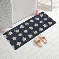 thumbnail image 2 of Pioneer Flower Floral Print Pattern Bathroom Rugs Mat, Non Slip Microfiber Bathroom Rug with Rubber Backing, Soft Mats for Bathroom Floor Tub Shower, 24"x60", 2 of 5