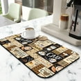 thumbnail image 2 of Fun Coffee Mat 19inx12in,Coffee Bar Mat for Countertops,Absorbent Hide Stain Anti-Slip Coffee Bar Accessories Fit Under Coffee Machine Mat,dish Drying Mats for Kitchen, 2 of 7