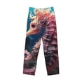 thumbnail image 6 of Daiia Ocean Seahorse Men's Sleep Pant with Pockets and Drawstring,Pajama Pants-X-Large, 6 of 9
