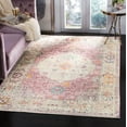 thumbnail image 2 of SAFAVIEH Illusion Padraic Oriental Area Rug, Rose/Cream, 4' x 4' Square, 2 of 8