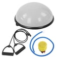 thumbnail image 1 of Yoga Training Ball with Straps Anti Slip Fitness Balance Half Ball for Core TrainingGray, 1 of 14