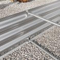 thumbnail image 7 of ACE-GARDEN, 1-YEAR-WARRANTY, 70.86"*35.43"*11.42",Raised Garden Bed Outdoor, Oval Large Metal Raised Planter Bed for for Plants, Vegetables, and Flowers(Silver), 7 of 7