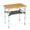 Wood, variant on Folding Camping Table, 3 Adjustable Heights, Portable Aluminum, Mesh Shelf, 110lb Capacity for Camping/Picnics/Beach/Patio
