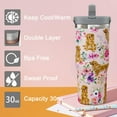 thumbnail image 4 of Golden Retriever Gifts for Dog Lovers 30 OZ Golden Retriever Tumbler Cup for Women Men Golden Retriever Design Travel Mug Stainless Steel Insulated Water Bottle, 4 of 6