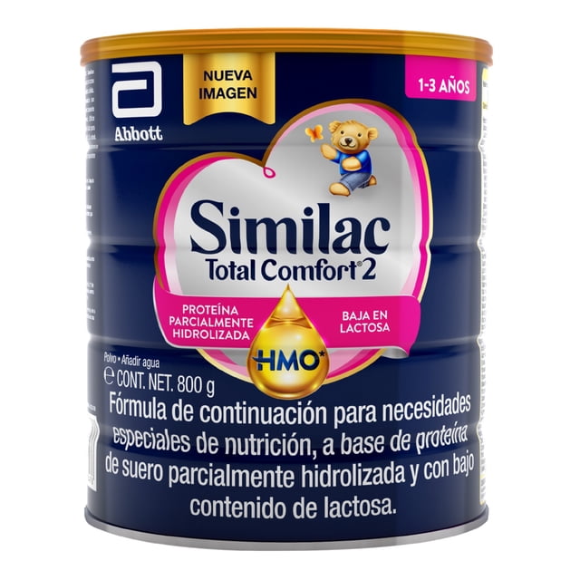 Fórmula Infantil Similac Total Comfort Etapa 2 para niños de 1 a 3 años Baja en Lactosa 800g
