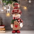 thumbnail image 4 of Xihbxyly Muñeca de Pie con Sombrero de Copa, Tela Festiva de Lino y Felpa, Diseño de Postura Estable, Decoración Navideña para El Hogar, Ambiente Festivo Acogedor, Ideal para Sala de Estar o Tienda,, 4 of 6