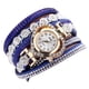 thumbnail image 3 of Reloj de pulsera Sunnimix de cristal para mujer Azul, 3 of 6